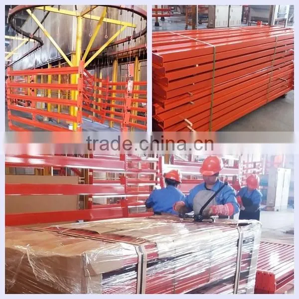 Warehouse steel American teardrop pallet rack system for hot sale