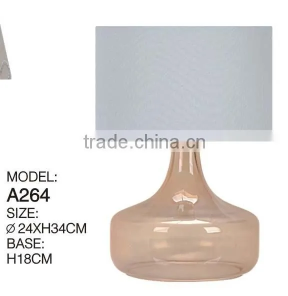 decorate glass table lamp