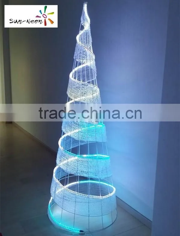 Holiday time led light decoration fancy christmas decoration light with high quality led christmas cone shape light