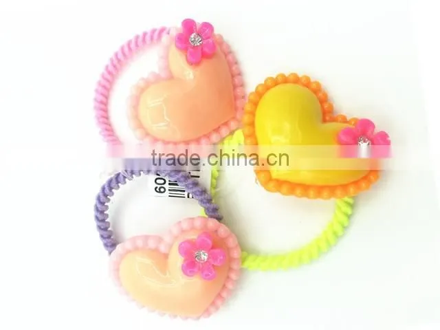Lovely candy colors apple design children hair tie set