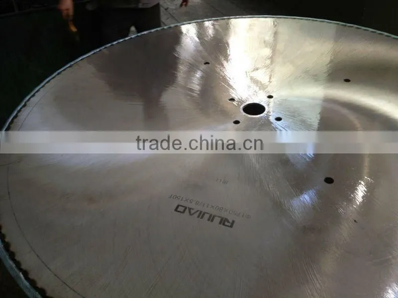 1750mm diameter paper tube cutting saw blade
