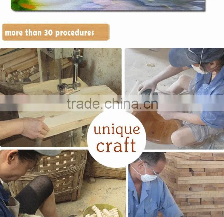 Wooden hanging basket bathroom accessaries bathtub mats