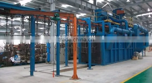 overhead rail shot blast machine/shot blasting equipment
