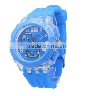 wholesale diamond silicone men's watch