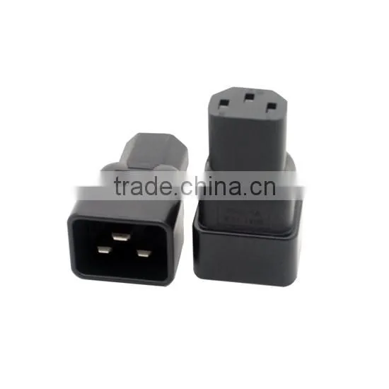 C20 male to C13 female power adapter converter