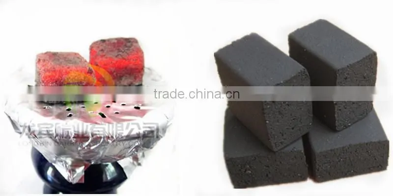 Coconut material longer burning time smokless hookah cube charcoal