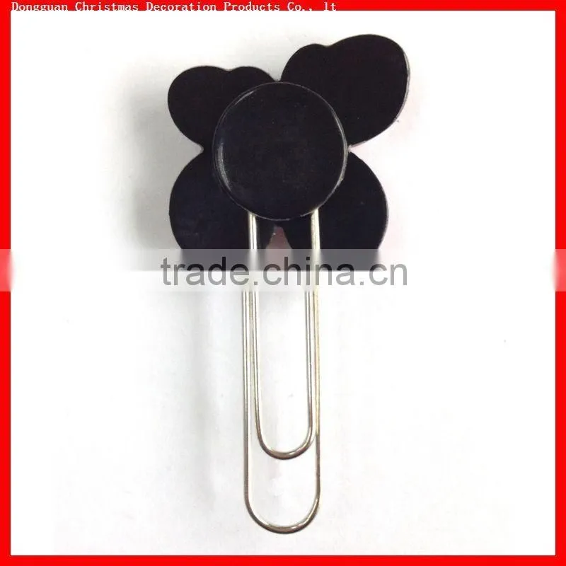 Butterfly shaped soft pvc paper clip