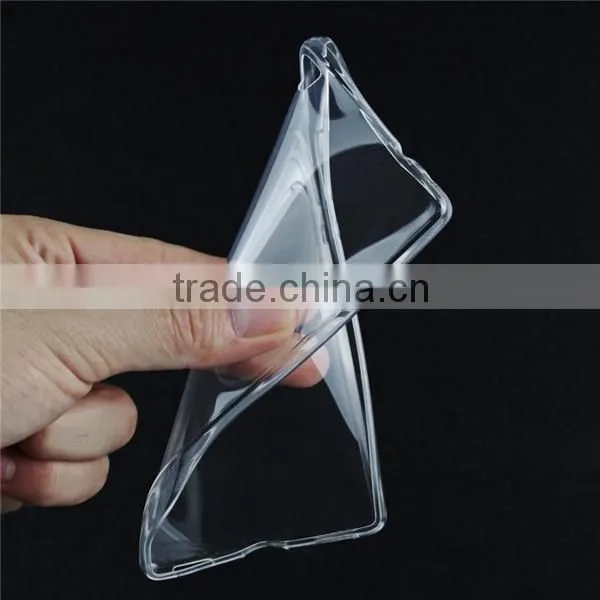 For Huawei P8 Max Ultra Thin TPU Case , Soft Clear Tranparent Crystal Gel Silicone Back Cover Case For Huawei P8 Case