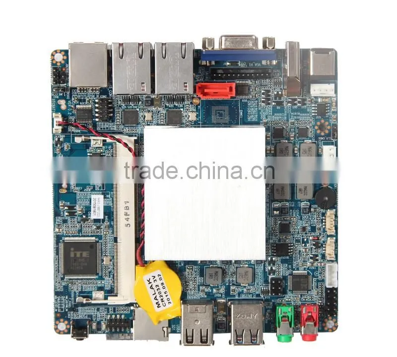 Intel J1900 small nano itx fanless mini pc thin client dual lan motherboard