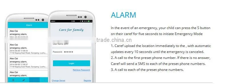 Dual Positioning smart watch for childrens with gps real-time tracking kids phone watch