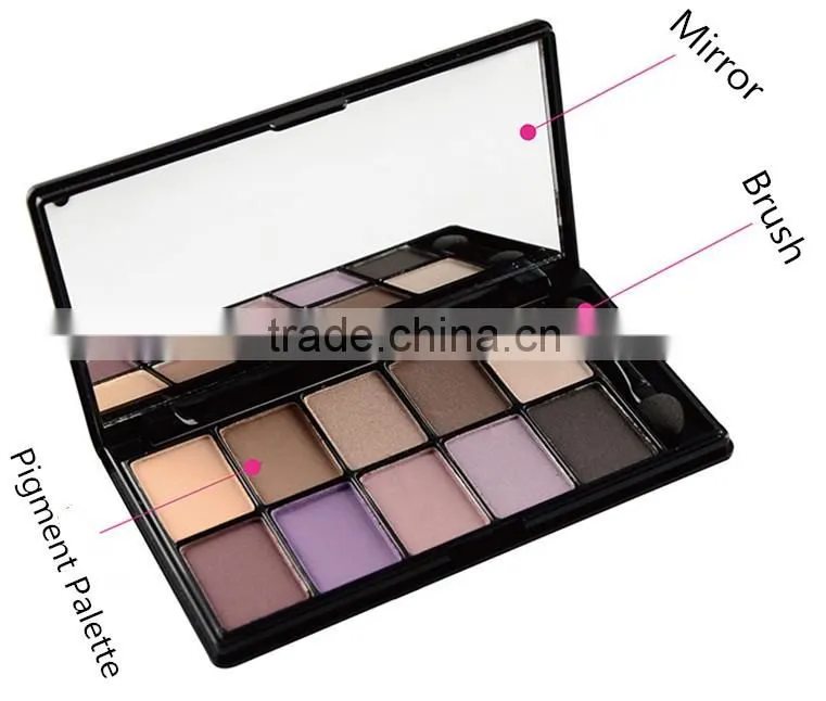 MYG 10 colors eyeshadow palette smoky eyes makeup matte eyeshadow palette