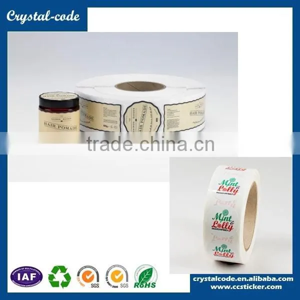Product sticker home care self adhesive shampoo label