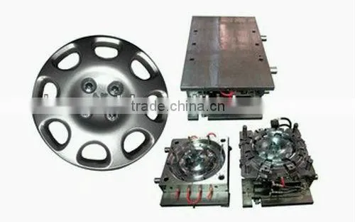 Huangyan injection plastic auto hub cap mould supplier