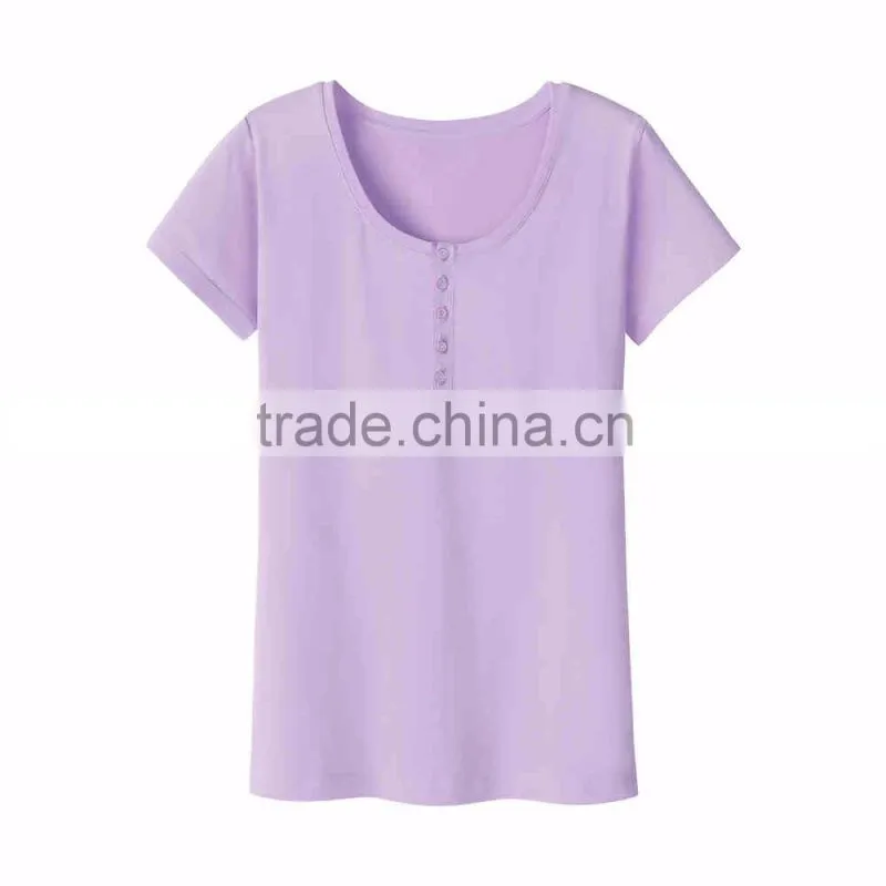 manufacturer china women's clothing cotton bluk t- shirt made in china