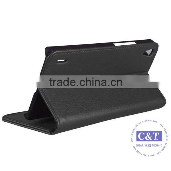 C&T Fashion new product customized flip case for huawei p7