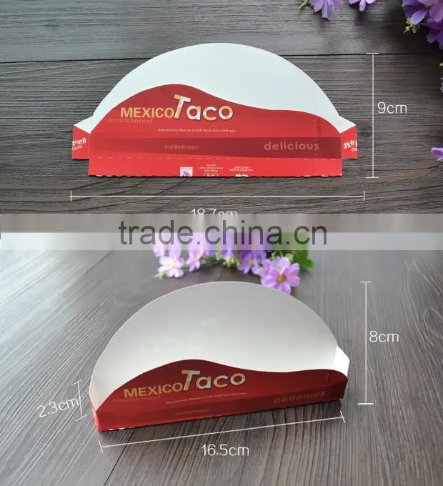 Custom Cheap Disposable Mexico Taco Holders