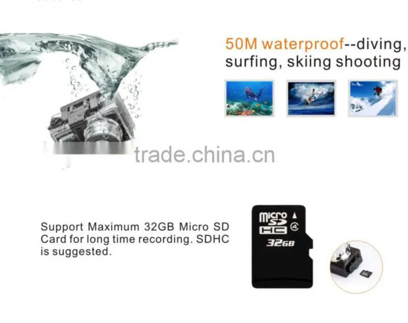 100% Original WIFI SJCAM SJ4000 WIFI Action Camera , Diving 30M Waterproof Sport Camera 1080P Full HD Car DVR