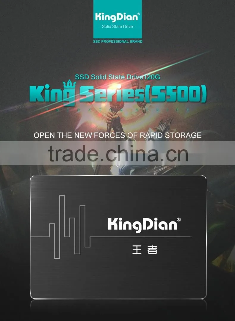 Manufacture best price KingDian Solid State Drive 2.5'' sata3 MLC 120GB SSD external hard disk