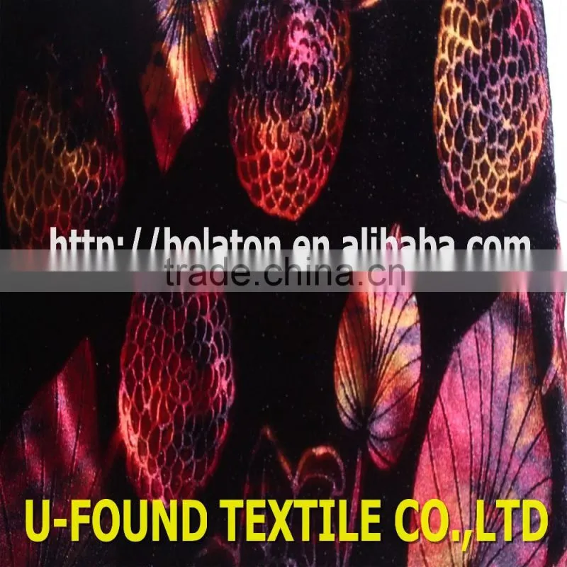 95% POLYESTER 5% SPANDEX NEW KOREA KS 3D COLOUR EMBOSS VELVET ,POLYESTER STRECH VELVET FABRIC MADE IN CHINA