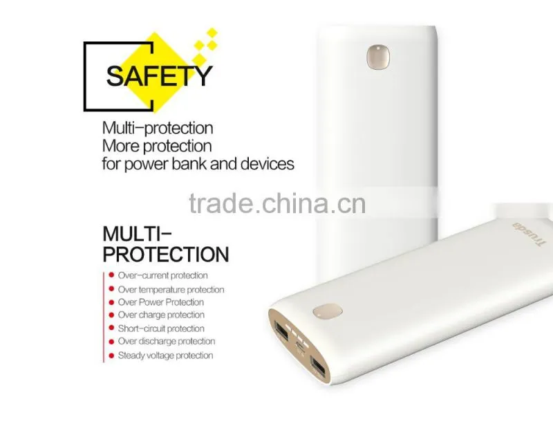Best Selling Christmas Gift Patent Design High quality 15600mAh Dual USB Ports Lithium battery Power bank with OEM/ODM Manufactu