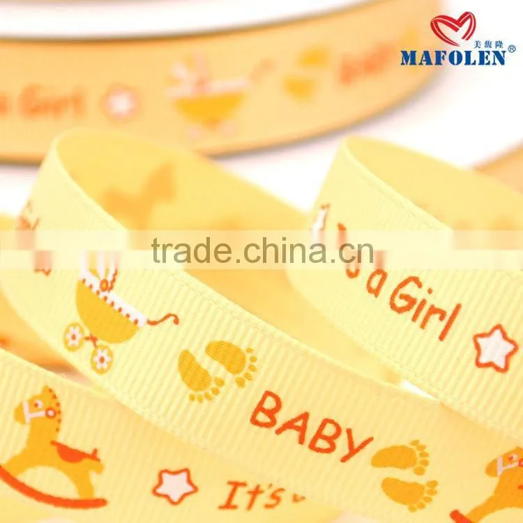 wholesale cartoon printed grosgrain ribbon characters
