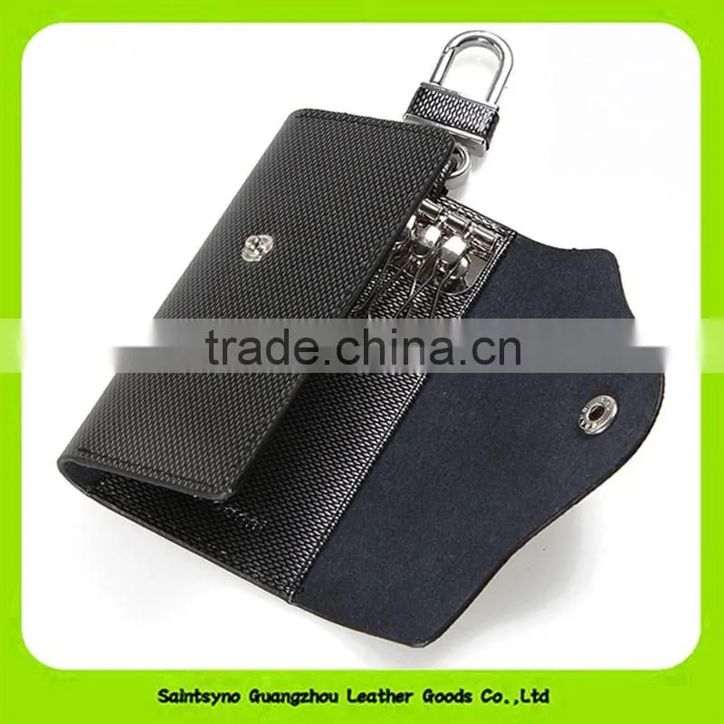 Best quality genuine leather keychain holder wallet key wallet 16116