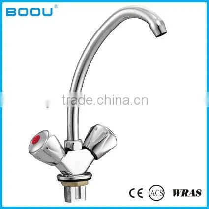 economic double handle basin faucet