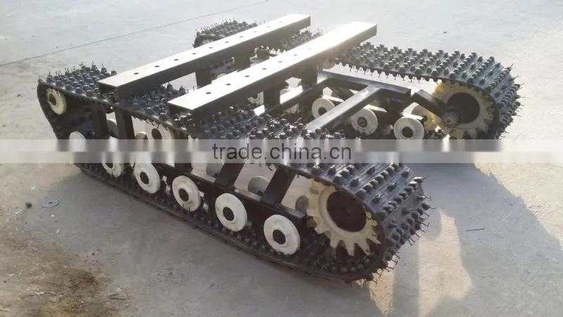 Rubber track chassis rubber track undercarriage