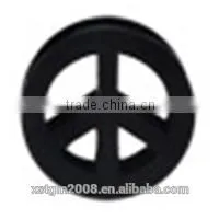 print flower acrylic ear plug jewelrys