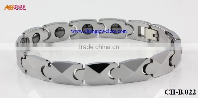 2015 IP black tungsten cool bracelets,stylish bracelets,tungsten jewelers