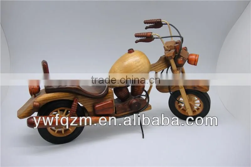 Home Decor Wooden Toy Model Motorcycles Toy