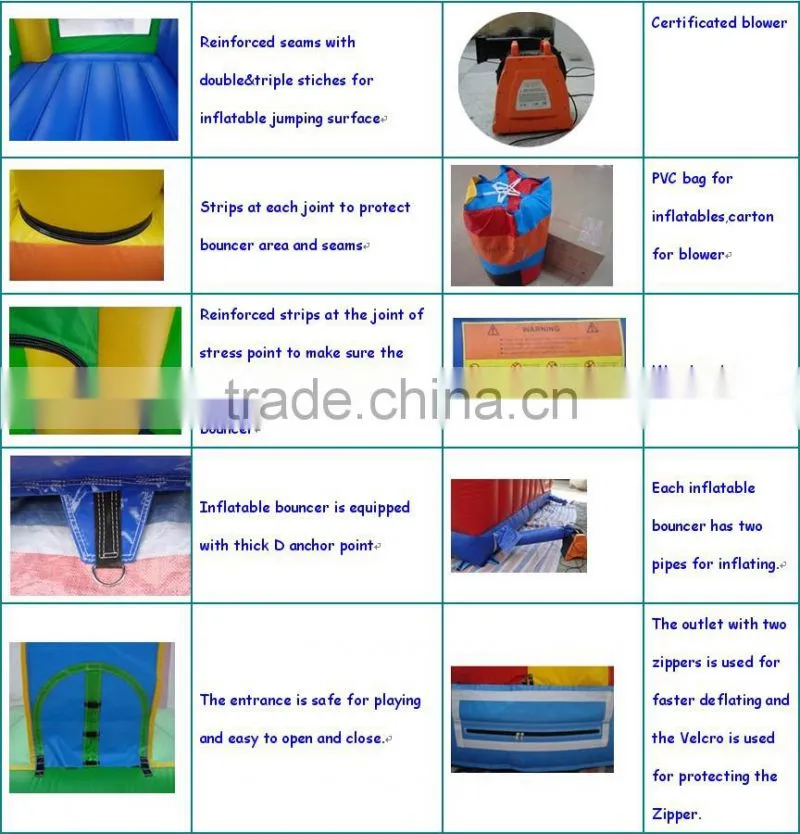 Kids rock inflatable climbing wall