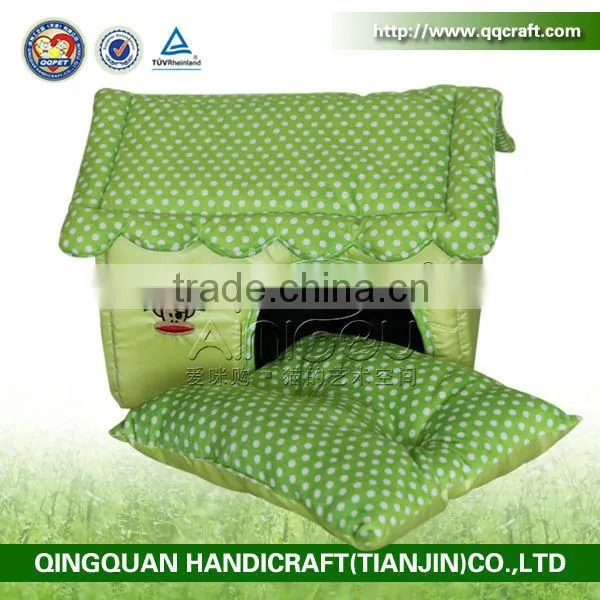 foam pet house & pet bed crib & plush animal shaped pet bed