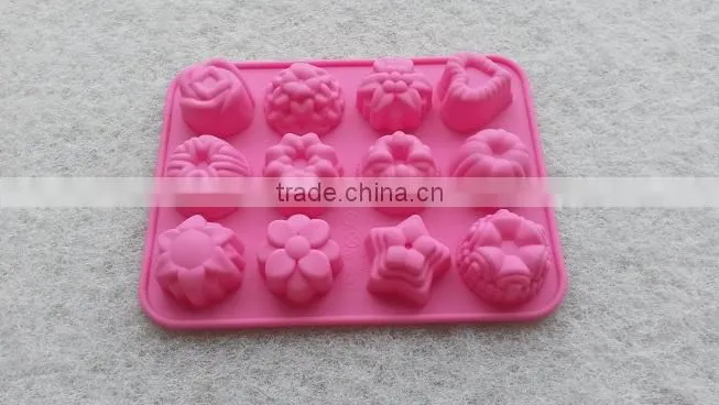 2014 Hot Sale Silicon Cup Cake Mold C105
