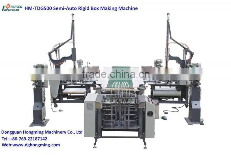 HM-650A Gluing machine for Rigid box making machine