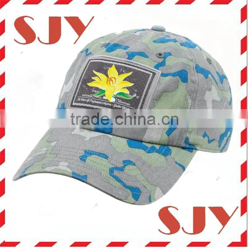 desert camouflage custom design printed snapback men's canvas hats