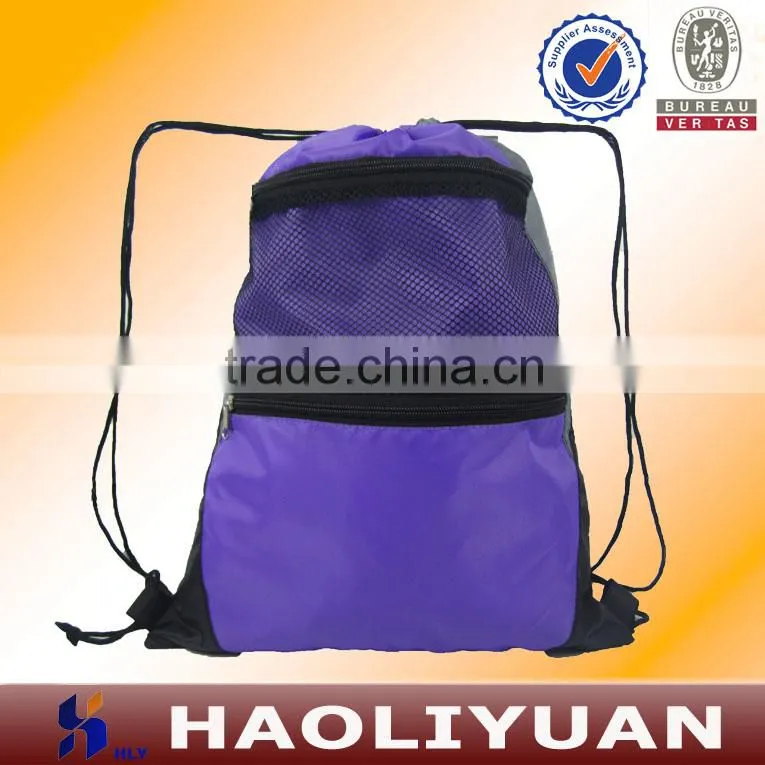 210D polyester drawstring bag/backpack