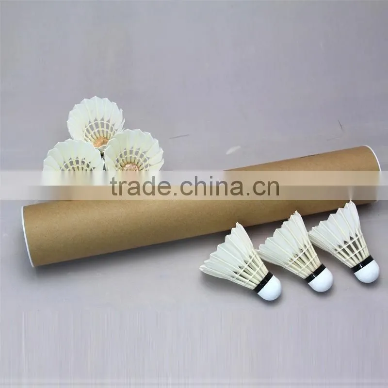 Super high quality Class A duck feather shuttlecock badminton for practice