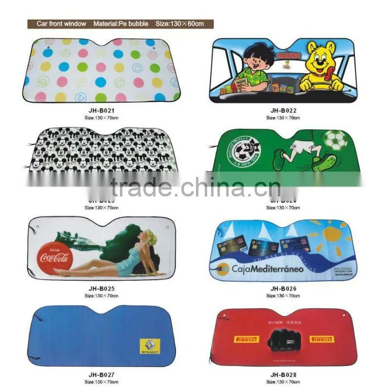 PE foam car sun shade