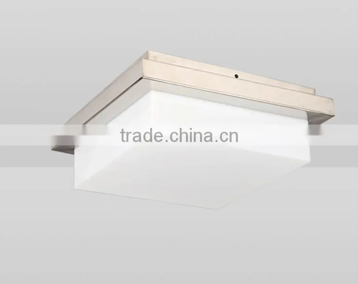 21W Contemporary simple chrome /satin Nickel led ceiling light balcony lamp corridor lamp The bedroom light