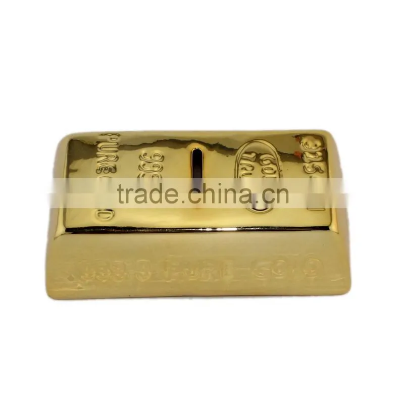 Glazed ceramic Piggy money bank Saving money