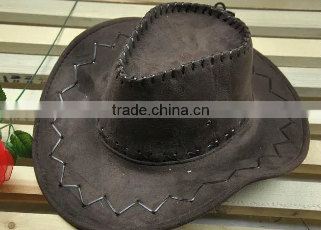 2013 Hot Promotional Leather Mexican Cowboy Hats/Western Cowboy Hats