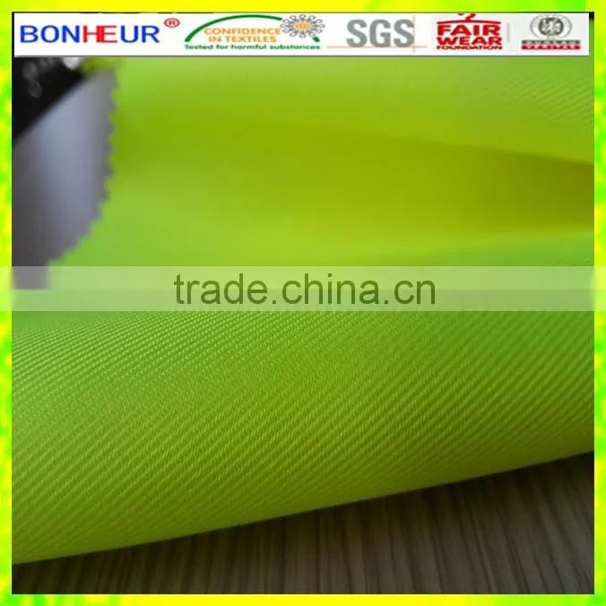 150d twill oxford fabric fluorescent for sports shirt(TP150)