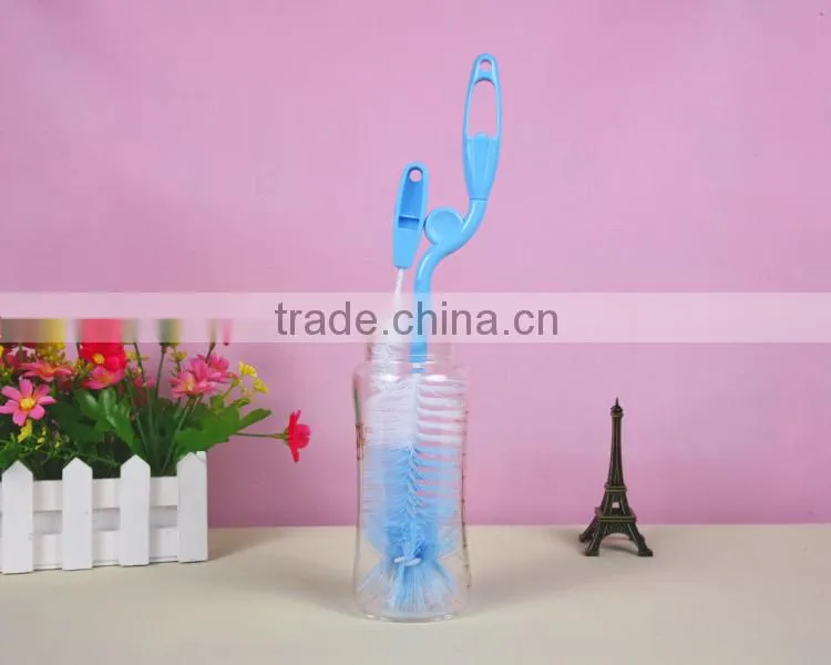 2015 Wholesale Safety Plastic Baby Bottle Cleaner Milk Bottle Washers
