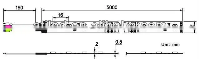 5050 led strip 300 leds rgb light for Christmas sale