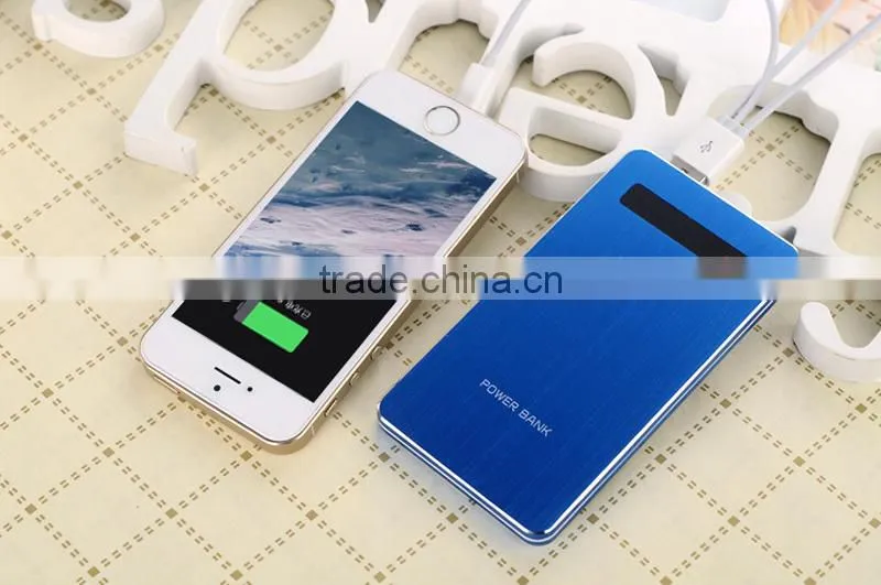 china innovation products OEM colorful ultra thin lcd display Smartphone universal portable 4000mah power bank
