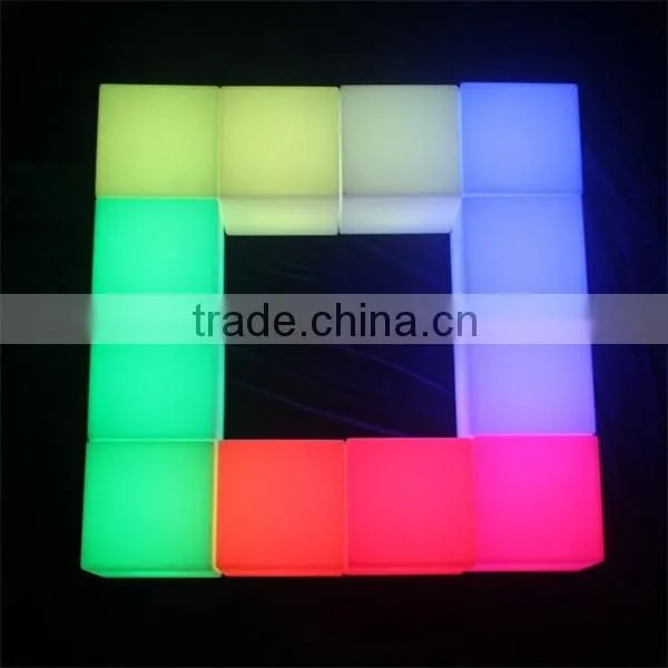 2015 mordern design LED party cube/3d led cube/led cube chair