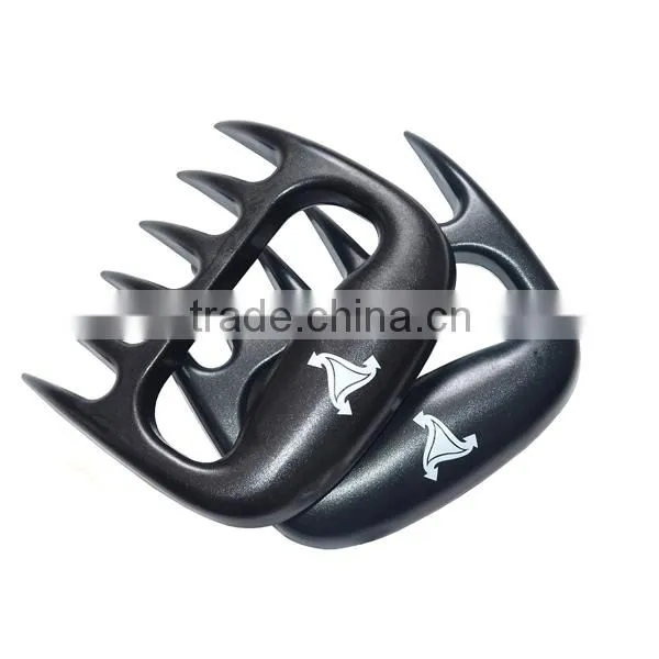 Food grade PC bbq meat claw handle forks bear paw claw