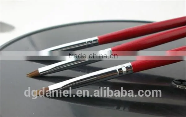 Nylon hair wood handle Nail Painting Brush