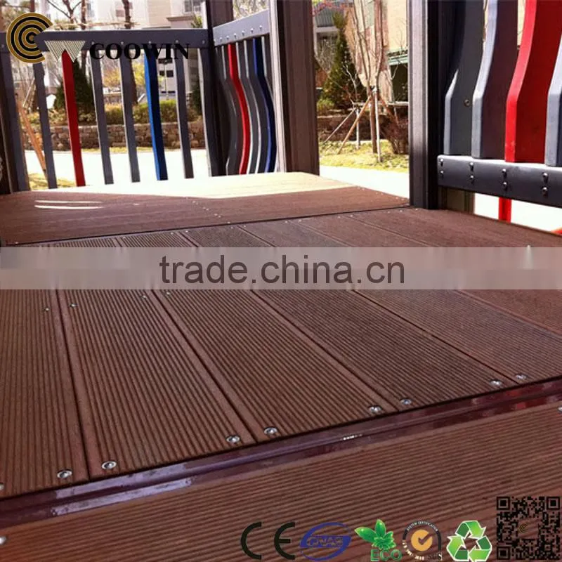Eco - Friendly WPC Deck Flooring For Courtyard and stepping / anti slip decking